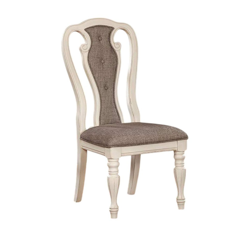 Ensemble de 2 chaises d'appoint capitonnées Haveno