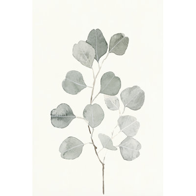 Delicate Sage Botanical I by Emma Caroline - Wrapped Canvas Painting