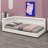 Contemporary Low-Profile Bed Featuring Built-in USB Ports and Decorative LED Strip-16419640