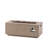 40,000 Dark Grey Concrete Fire Starter , 40"X19"X15", Modern, Lightweight, No Assembly Rectangular Fireplace, 41.42" W X 19.22" D 14.81" H, Grey, Required-1041957941