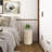 Shell Cylinder Drum End Table Nacre Side Table Stool Round Drum Accent Coffee Bedside Nightstand And Vanity Stool (White Cream)