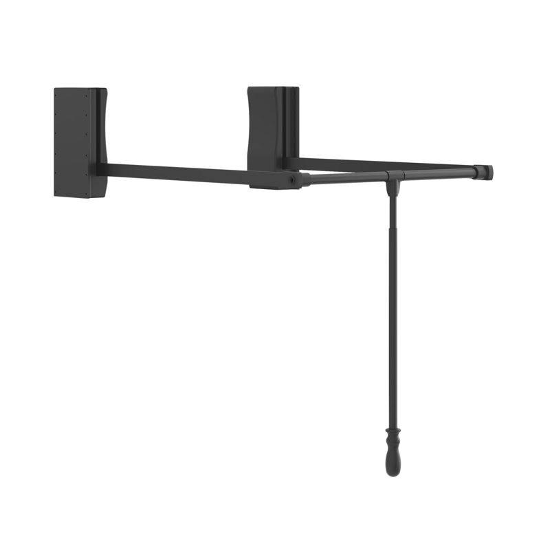 Metal Adjustable Wall Mounted Clothes Rack