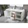 Hayes 72'' Double Bathroom Vanity with Engineered Marble Top