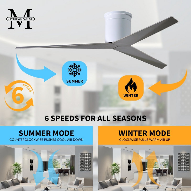 Eliza Ceiling Fan, Gloss White, Gloss White