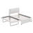 Full Size Upholstery Platform Bed with Trundle,Trundle Can Be Flat Or Erected-101248107