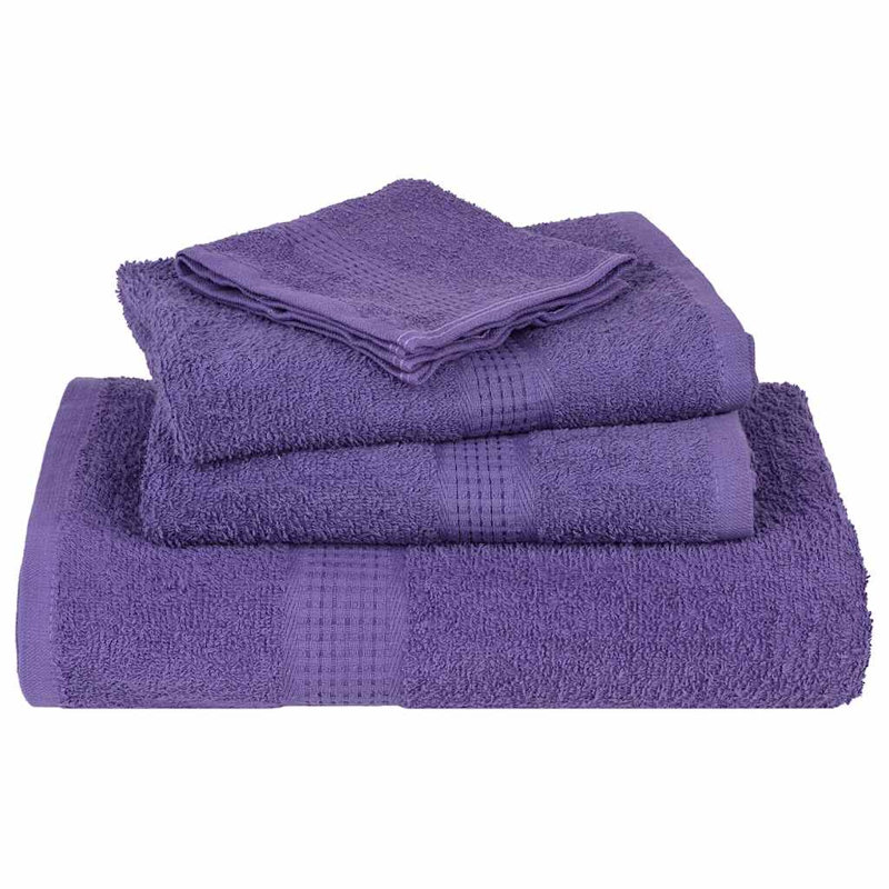 Resheda 100% Cotton Bath Towel, Purple