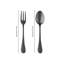 Brescia Serving Set (Fork and Spoon)-25923525-25923538