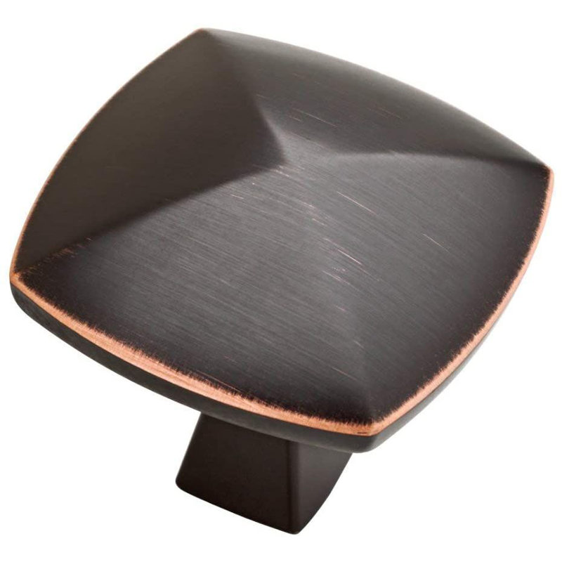 (5 Pack) 1-3/16 inch Devereux Knob Heirloom, Bronze/Copper