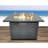 Steel Propane Fire Pit Table with Lid
