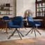 48.5cm H Fabric Upholstered Dining Chair with Arm-501767288