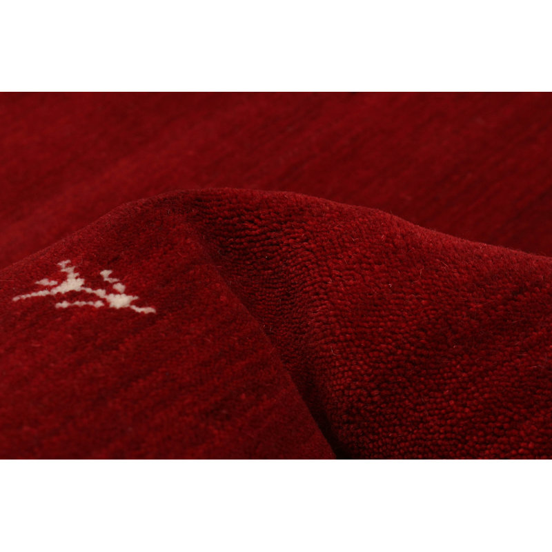 Tapis de couloir rouge 2 pi 7 po x 9 pi 7 po One-of-a-Kind