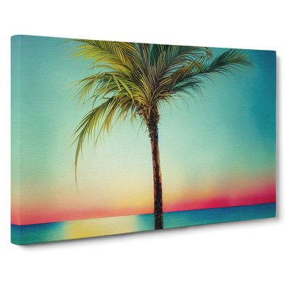 Sumptuous Palm Tree - Wrapped Canvas