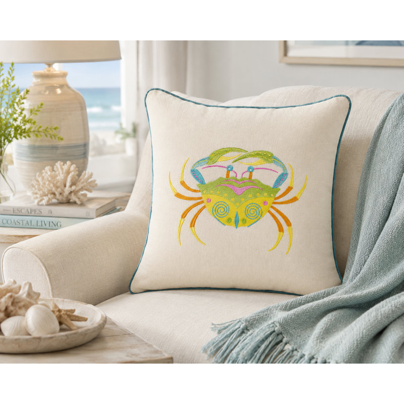 Coussin crabe Archipelago, Plumes