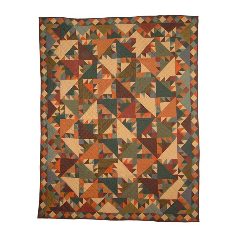 Cotton Patchwork Quilt, Twin