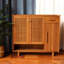 Armoire à chaussures en bois massif