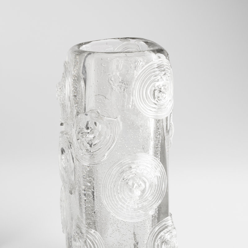 Vase de table en verre fait à la main