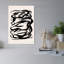 Whirlwind Echoes Abstract Bold Contemporary Wall Art Print-134813153
