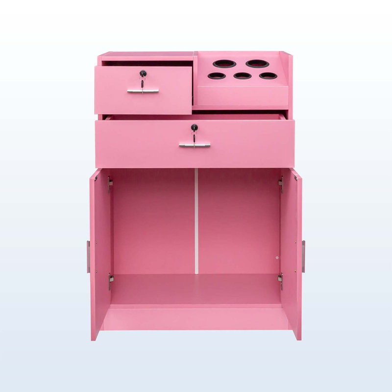 Armoire de rangement Salon, Rose