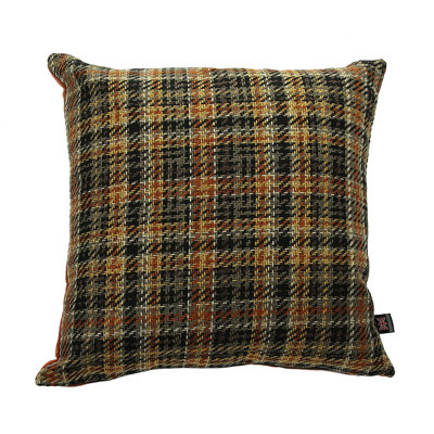 Deemer Plaid Square Throw Cushion