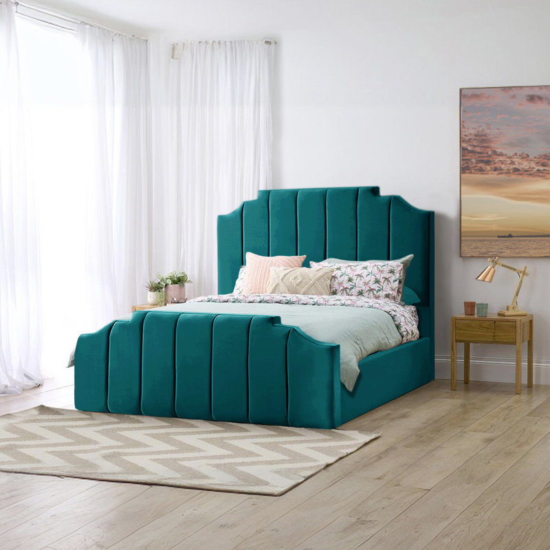 Antara Upholstered Bed, Double (4'6), Mallard
