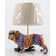 Cardin 38Cm Multicolour Table Lamp with Outlet