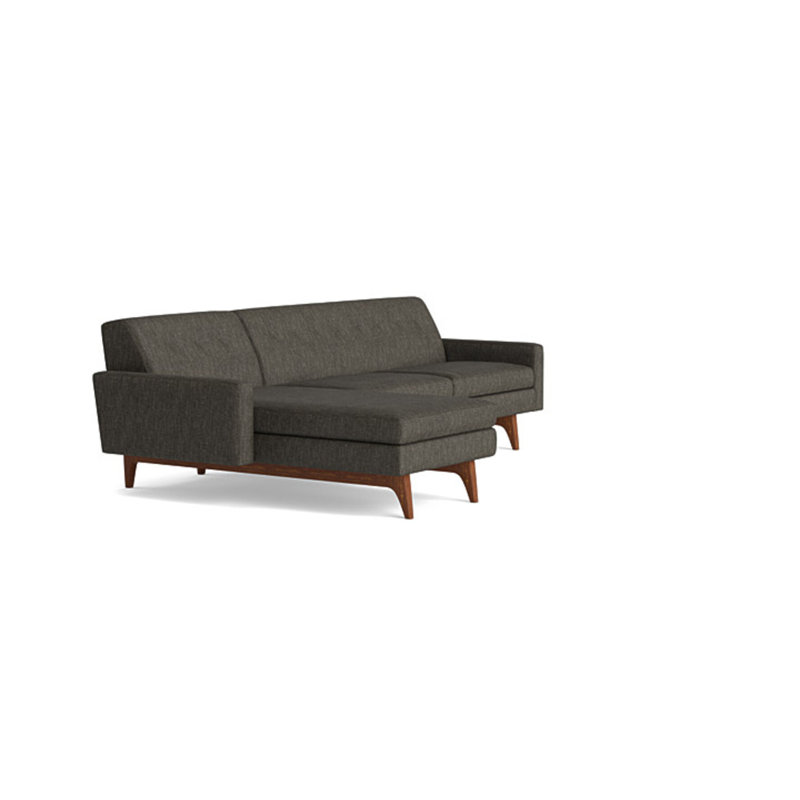 Tyler Chaise Sectional, Left Hand Facing, Performance Weave - Onyx