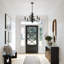 6-Lights Dimmable Ceiling Chandeliers with Leaf-31804362