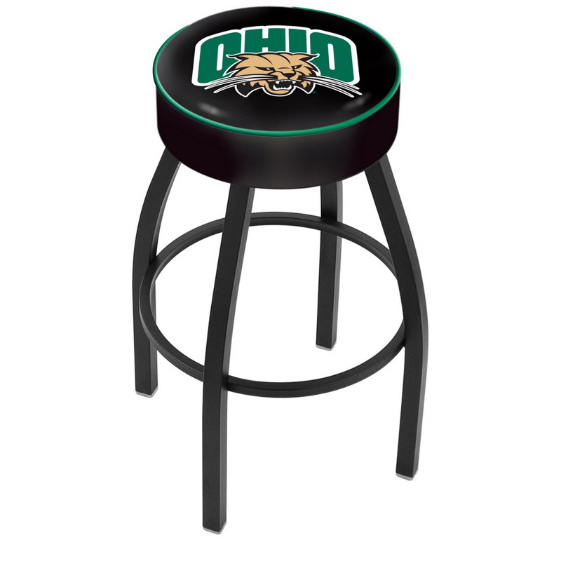 Tabouret de bar et de comptoir NCAA, Université Ohio, Noir, Tabouret de bar (assise de 30 po de hauteur)