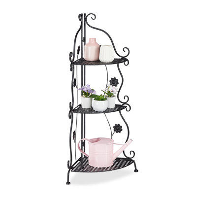 Ballarat 82.5cm H x 31cm W Metal Corner Bookcase