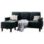 Canapé avec repose-pieds 76,4 po Azura-1028269943