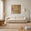 Milky 3 Seater Sofa Bed-1157451401
