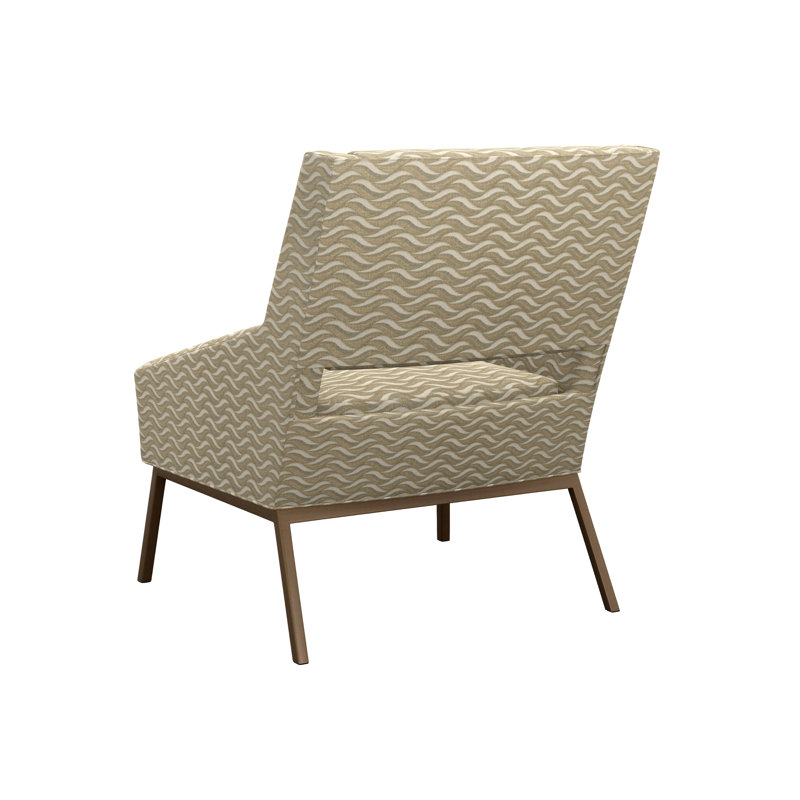 Chaise Amani avec laiton brillant