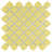 Hudson Tangier 12-3/8 " x 12-3/8 " Porcelain Arabesque Mosaic Wall & Floor Tile-2015103583