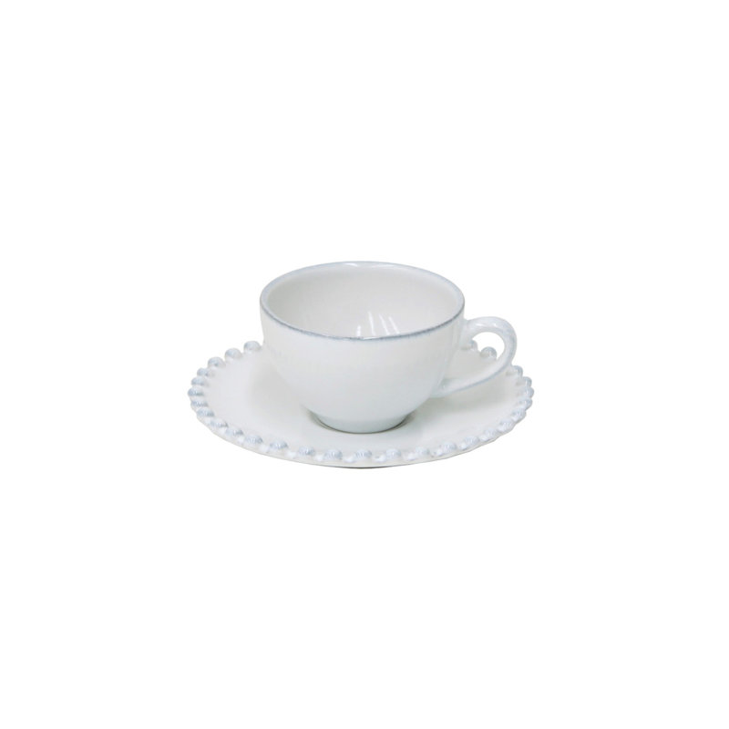 Pearl Handmade Stoneware Coffee Cup
