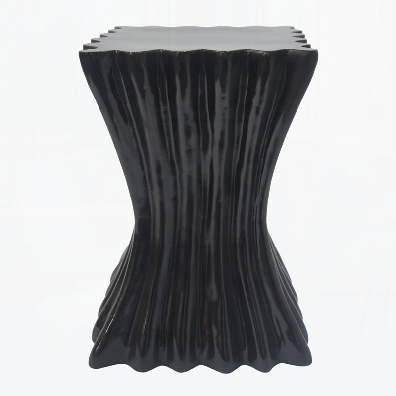 Outdoor Side Table, Black