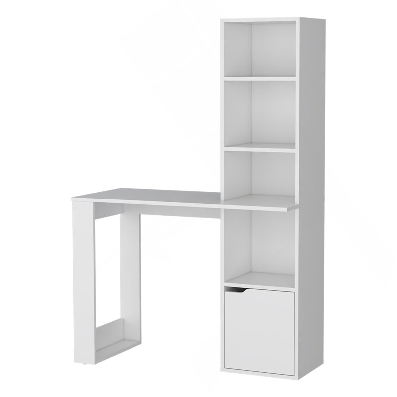 Office Desk Aragon, White Finish, White