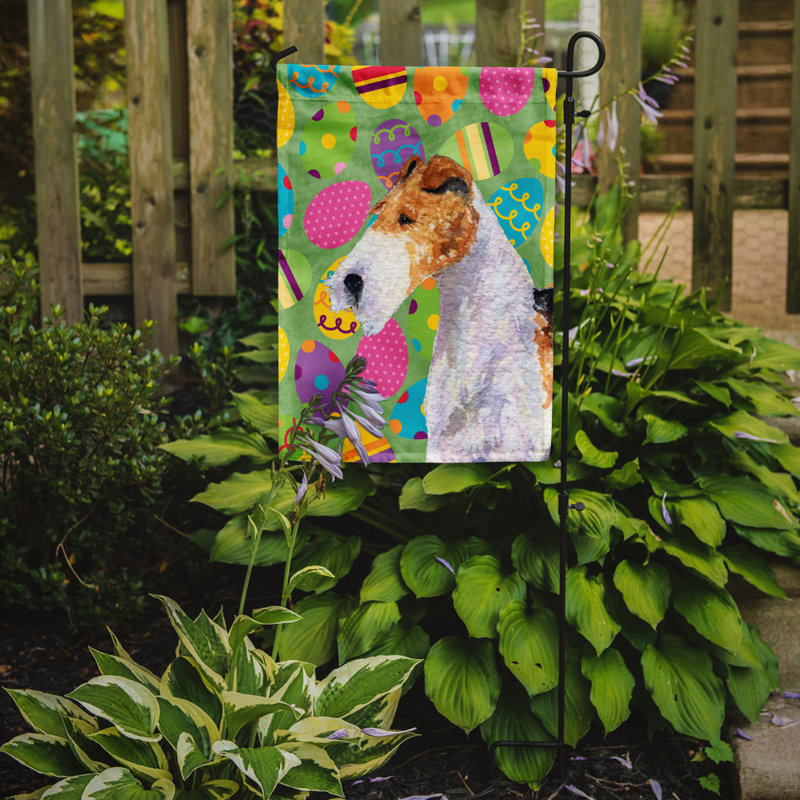 Drapeau de jardin Atara, Fox-terrier