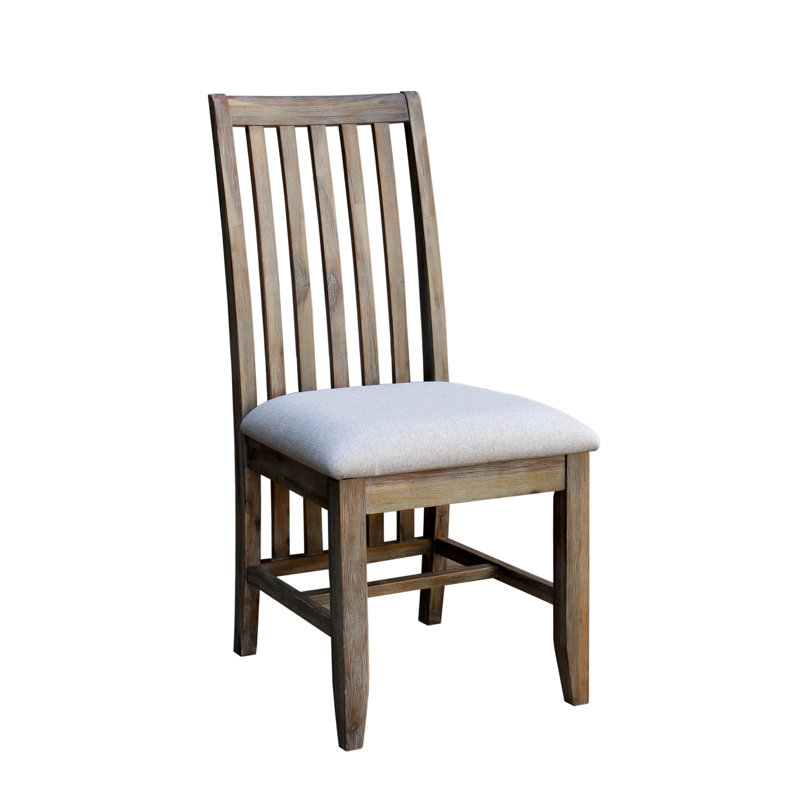 Lihua Wood & Upholstered Side Chair