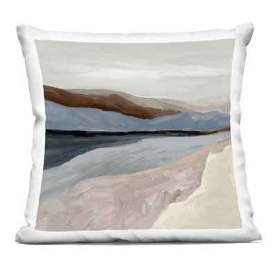 Coussin décoratif imprimé Endless West Landscape par Jacob Q