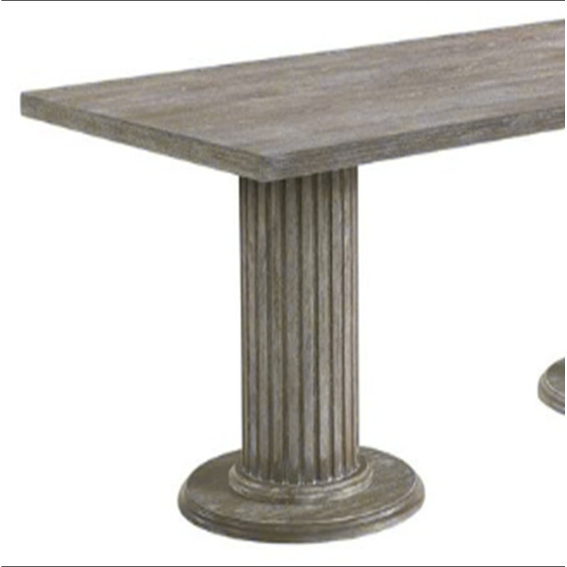 Gabrian Reclaimed Gray Finish Dining Table