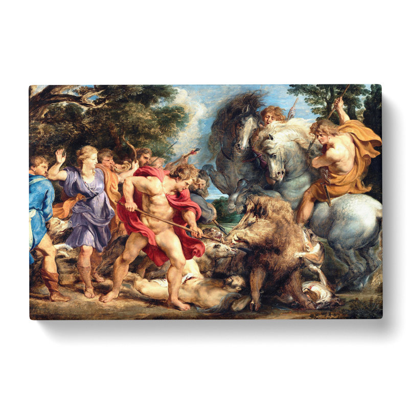 Attack by Peter Paul Rubens - Wrapped Canvas, 50cm H x 76cm W x 3cm D