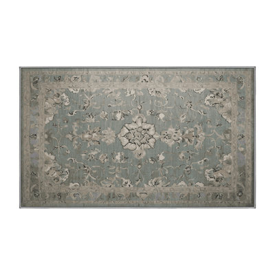 Machine Washable Gray Area Rug