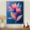 The Garden Plants Serenity In Pastel Tones - Plants, reproduction sur toile encadrée