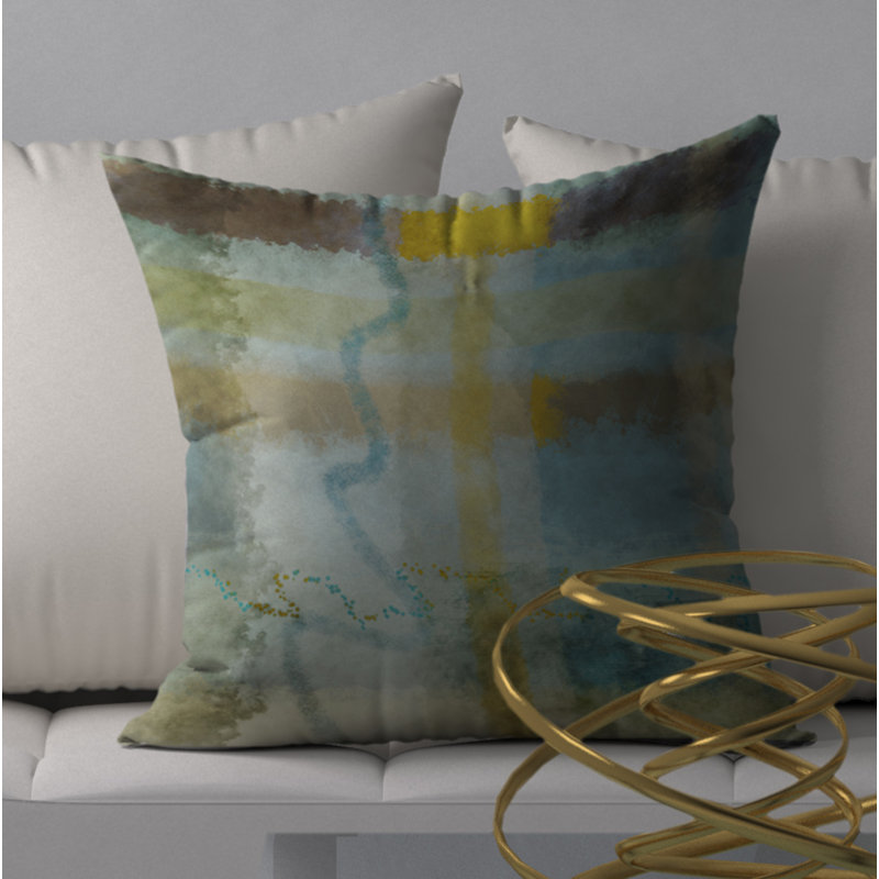 Housse de coussin carrée et insert Deluxe, 18" x 18"