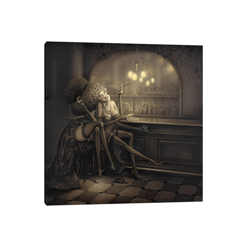 Ida The Spider by Kirk Reinert - Wrapped Canvas Print, 93.98 cm H x 93.98 cm W x 3.175 cm D