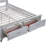 Motomitsu 4PC Bedroom Set Silver-1271349486