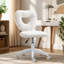 Chaise de bureau, chaise de bureau avec roues pivotantes, blanc-918765252-918765254-918765259