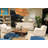 Antibes 9 - Light Rattan Dimmable Geometric Chandelier