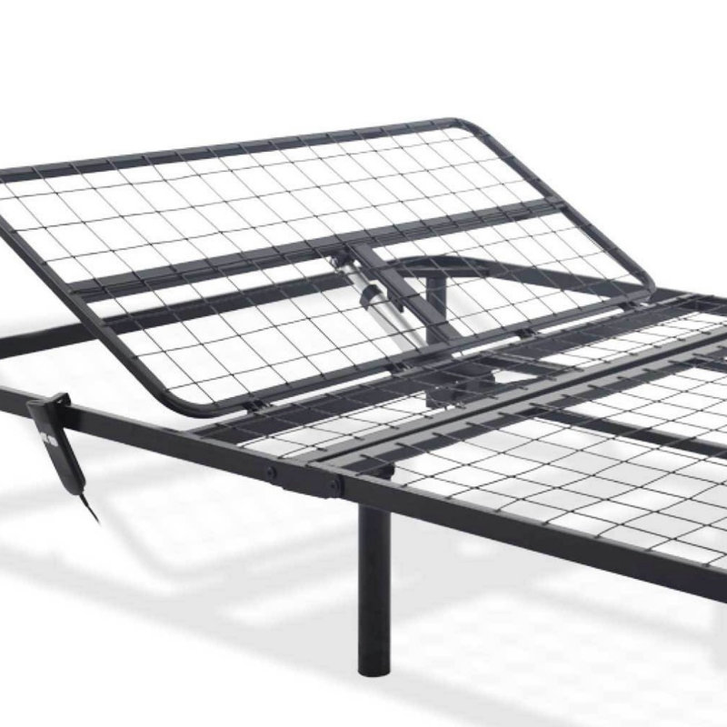 Black Head Up Only Twin Adjustable Bed Base