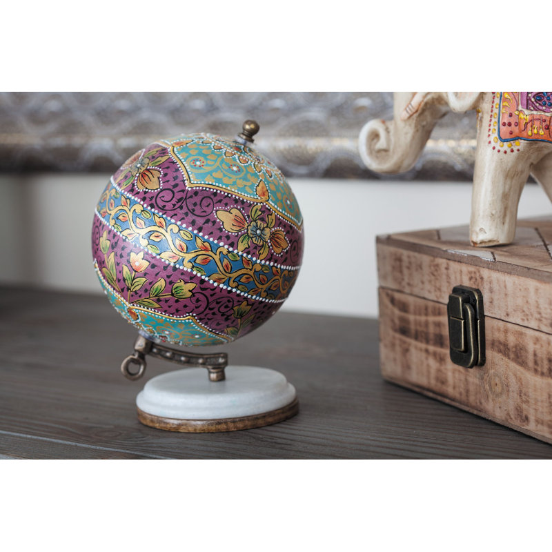 Plastic / Acrylic Tabletop Globe, 7" H x 5" W